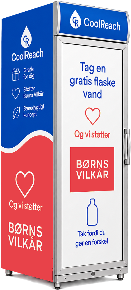 Høj display køleskab